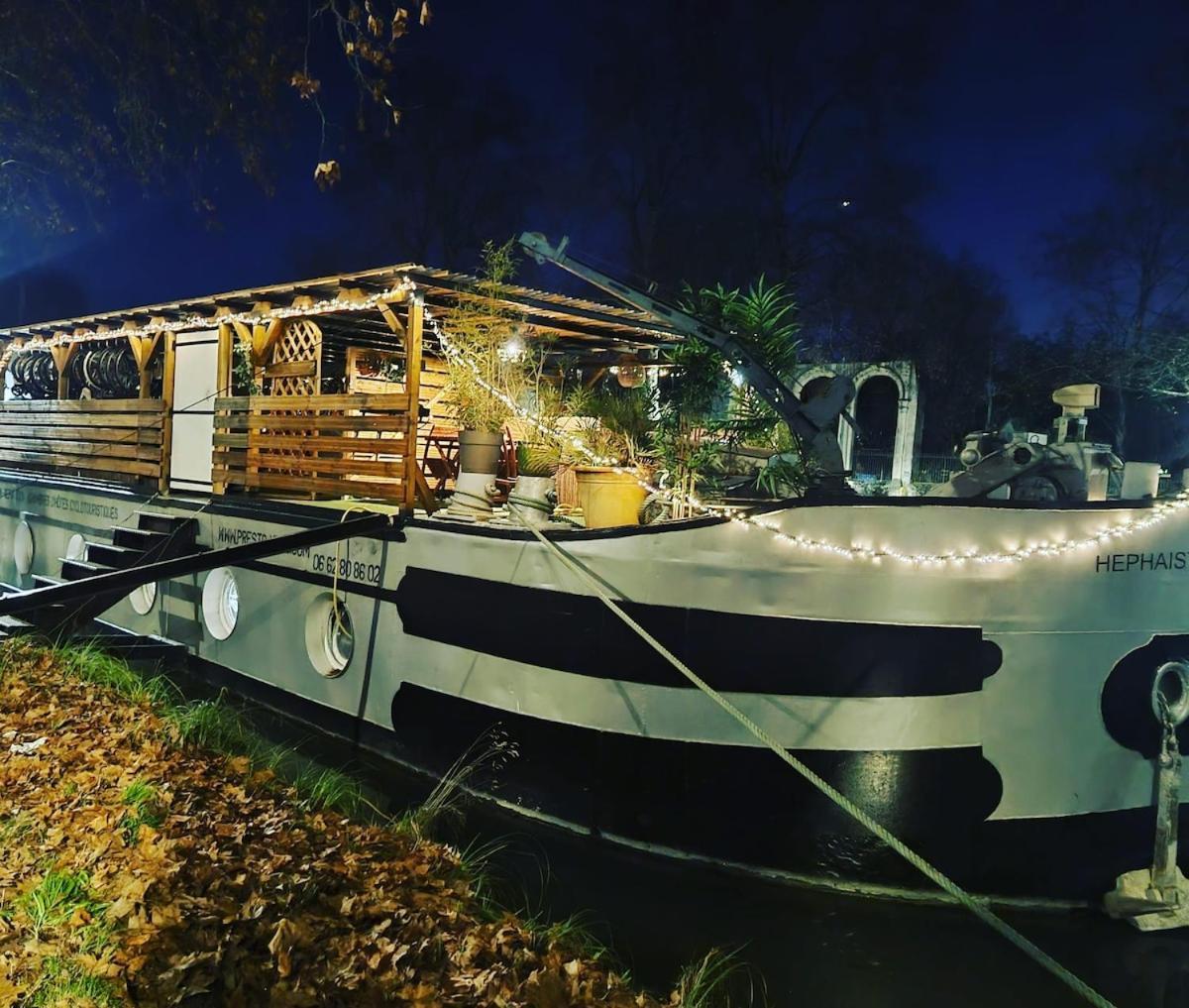 Peniche De Charme Avec Jacuzzi Sur Canal Du Midi Toulouse Exterior foto